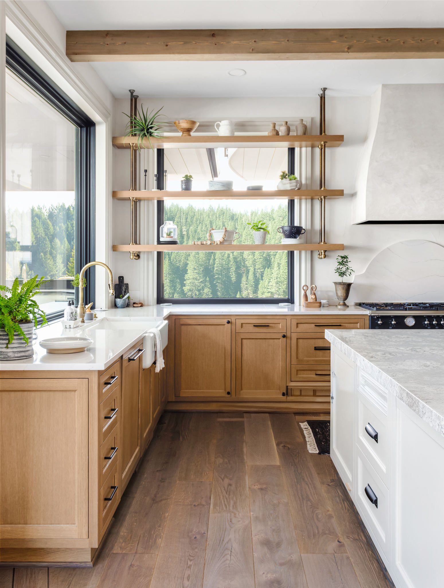 cuisine dans une maison de luxe nouvellement construite